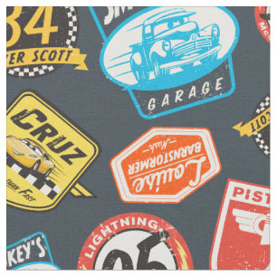 Cars 3   Piston Cup Champion Pattern Fabric