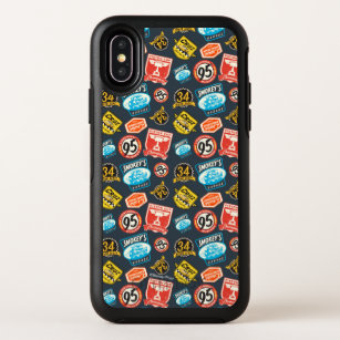 Cars 3   Piston Cup Champion Pattern OtterBox Symmetry iPhone X Case