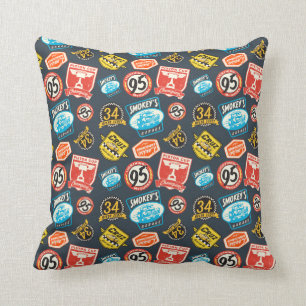 Cars 3   Piston Cup Champion Pattern Throw Pillow