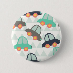 Cars and More Cars 2 Inch Round Button