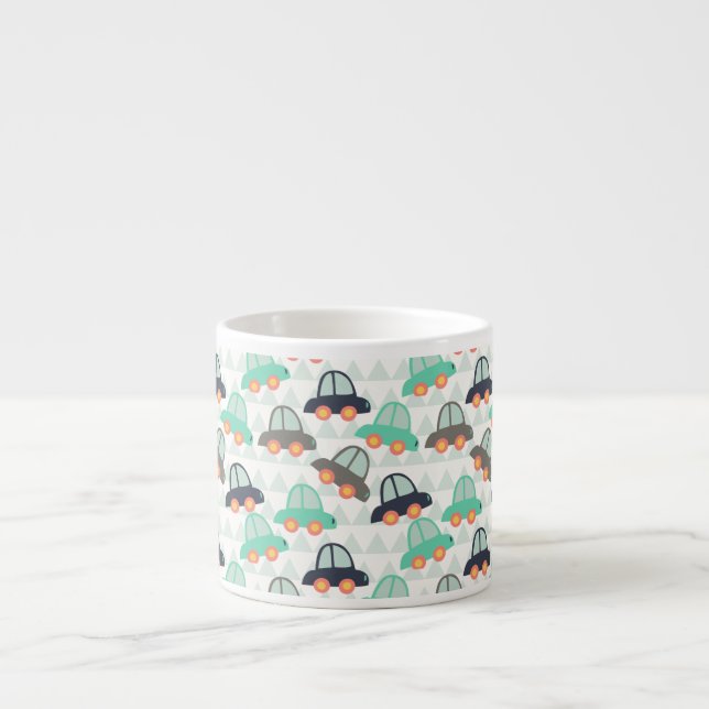 Cars and More Cars Espresso Cup (Front)