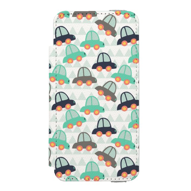 Cars and More Cars Incipio iPhone Wallet Case (Folio Front)