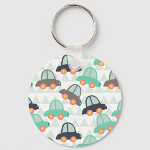 Cars and More Cars Keychain