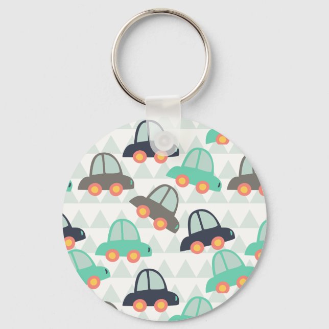 Cars and More Cars Keychain (Front)