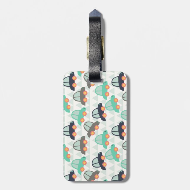 Cars and More Cars Luggage Tag (Back Vertical)