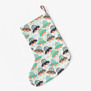 Cars and More Cars Small Christmas Stocking