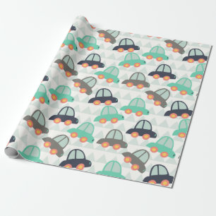 Cars and More Cars Wrapping Paper
