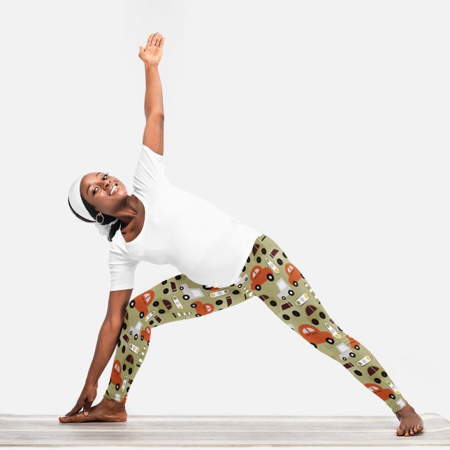 Cars And Traffic Lights Capri Leggings (Creator Uploaded)