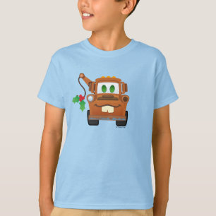 Cars Christmas Mater Tow Truck T-Shirt