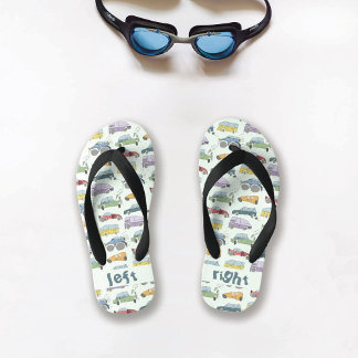 Cars Doodle Kid's Flip Flops