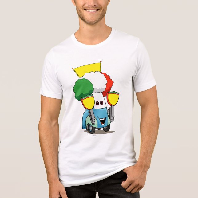 Cars' Guido Team Ferrari Gear Disney Tri-Blend Shirt (Front)