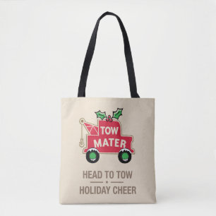 Cars   Head To Tow Holiday Cheer Tote Bag