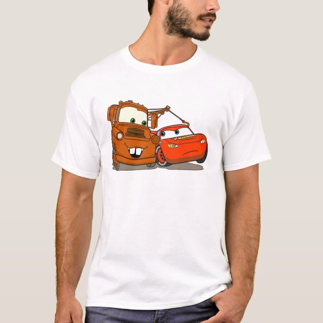 Cars Lightning McQueen and Mater Disney T-Shirt (Front)