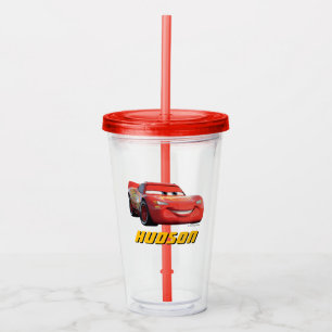 Cars Lightning McQueen Birthday Party Favour Acrylic Tumbler