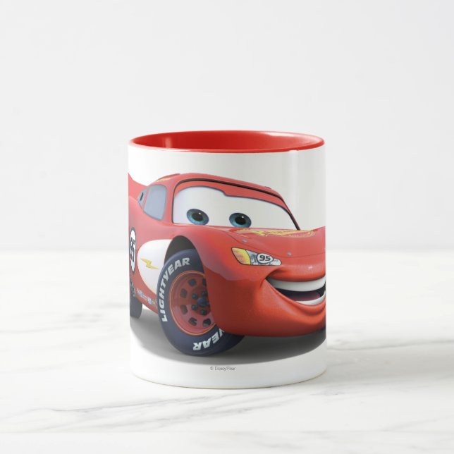 Cars Lightning McQueen Disney Mug (Center)