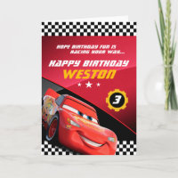 Cars Lightning McQueen | Folded Birthday