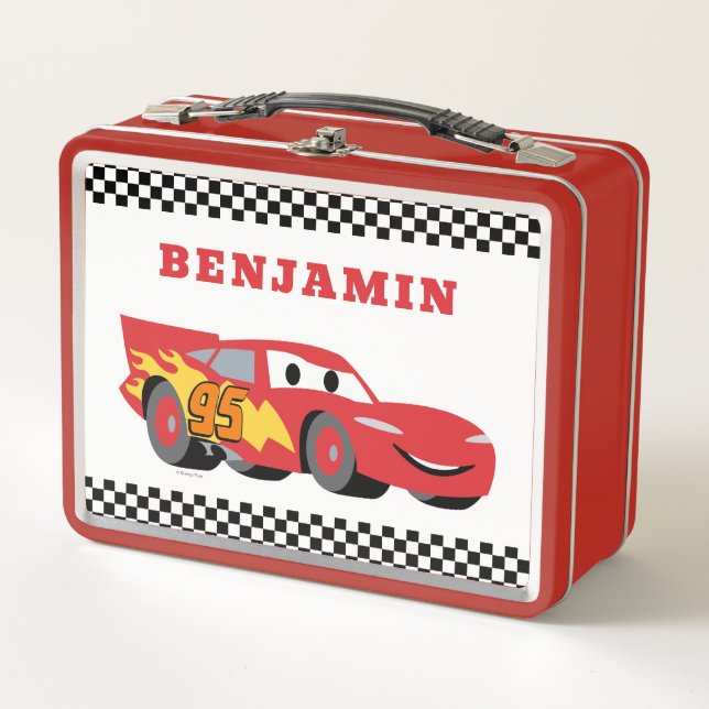 Cars - Lightning McQueen Metal Lunch Box (Front)