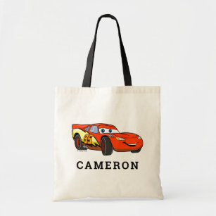 Cars Lightning McQueen Smiling Disney Tote Bag