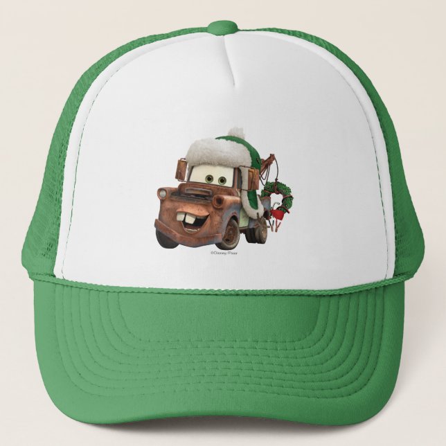 Cars | Mater In Winter Gear Trucker Hat (Front)