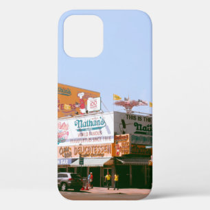CARS PARKED ON THE SIDE OF THE ROAD DURING DAYTIME iPhone 12 CASE
