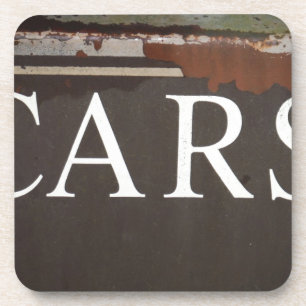 CARS  Tow Truck Vintage Car Sign Coaster