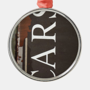 CARS Tow Truck Vintage Car Sign Metal Ornament