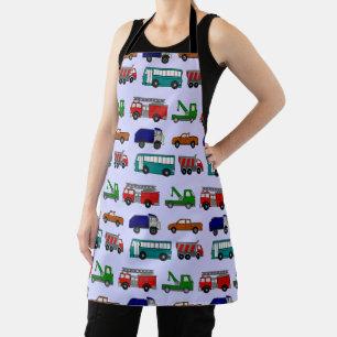 Cars, Trucks, Buses  Apron