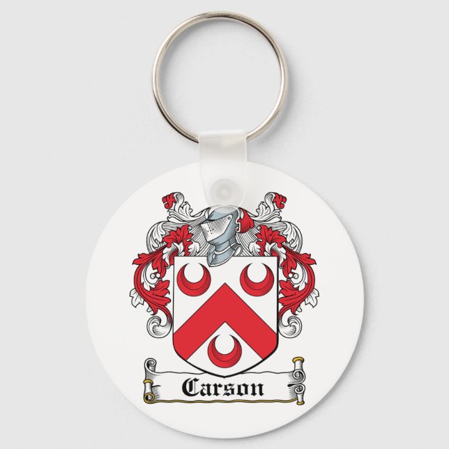 Carson Family Crest Keychain (Front)