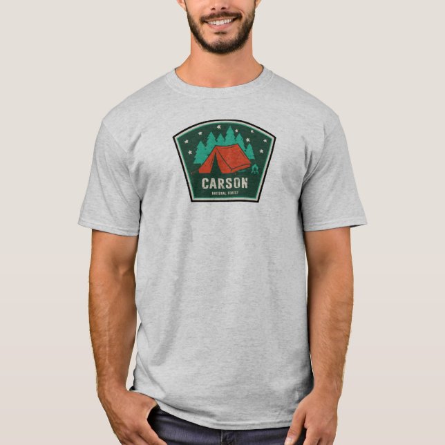 Carson National Forest Camping T-Shirt (Front)