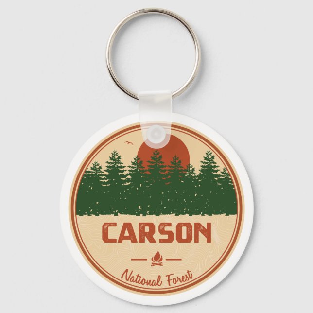 Carson National Forest Keychain (Front)