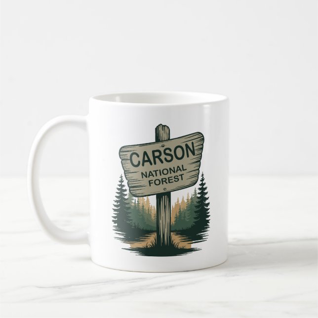 Carson National Forest New Mexico Coffee Mug (Left)