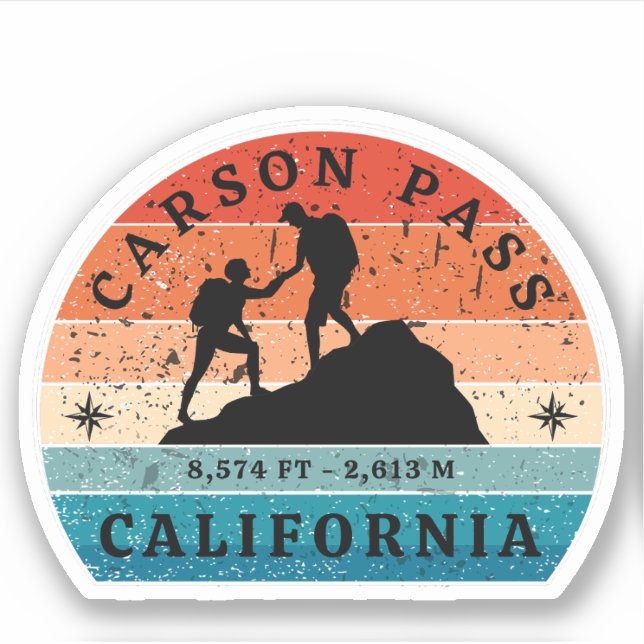 carson pass hiking california trials  (Front)