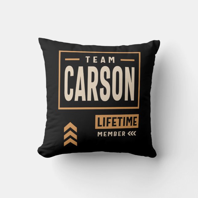 Carson Personalized Name - Funny Carson Throw Pillow (Front)