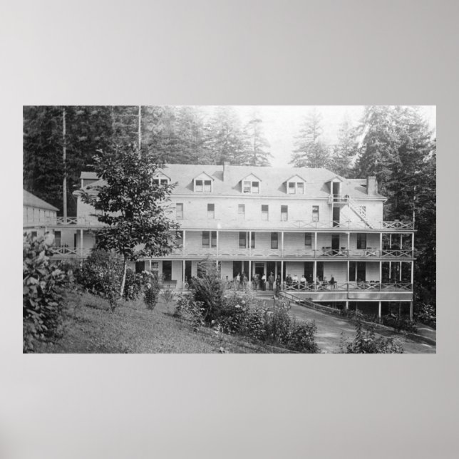 Carson, WA Shipherd's Springs Hotel View 2 Poster (Front)
