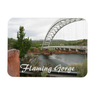Cart Creek Bridge, Flaming Gorge NRA, Utah Magnet