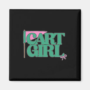 Cart Girl Funny Golf Lover Magnet