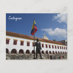 cartagena architecture postcard
