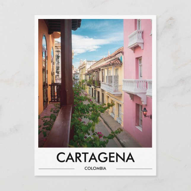 Cartagena Colombia Photo Postcard (Front)