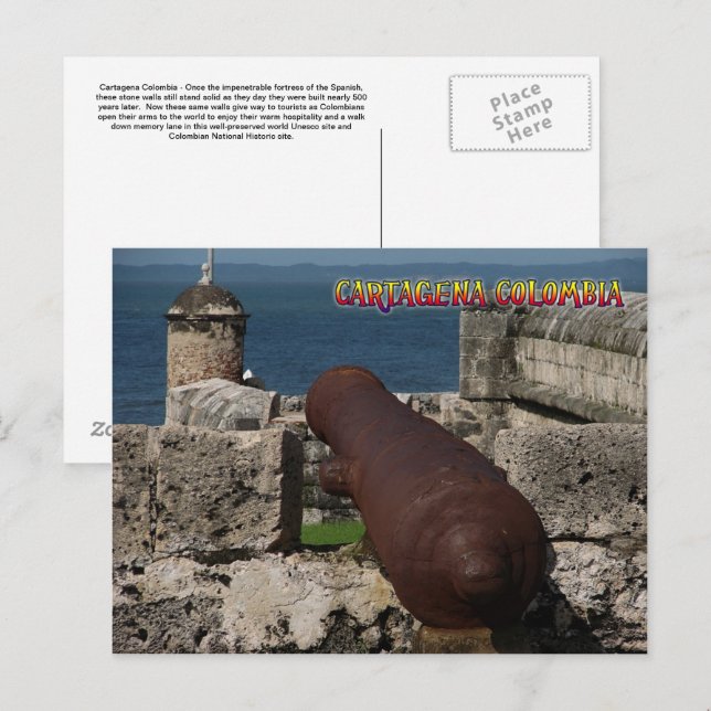 Cartagena Colombia Post Card (Front/Back)