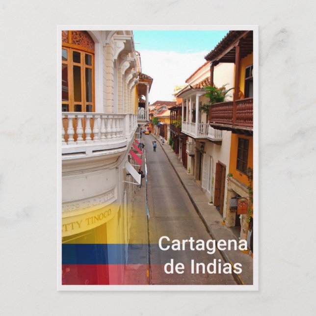 Cartagena de Indias - Colombia Postcard (Front)