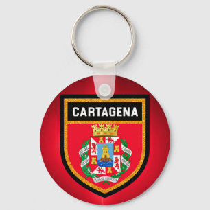 Cartagena Flag Keychain