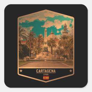 Cartagena Square Sticker