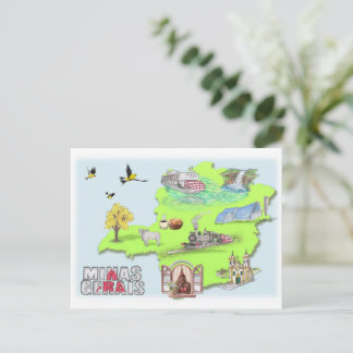 Cartão Postal  de Minas Gerais Postcard