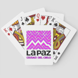 Cartas La Paz ciudad del cielo Playing Cards