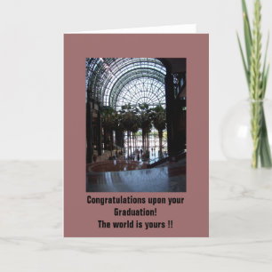 Carte 100_2109, Congratulations upon your graduation!..
