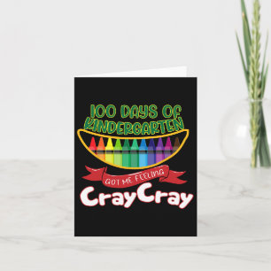 Carte - 100 Jours De Maternelle M'Ont Fait Sentir Cray C