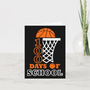 Carte 100 Jours D'Enfants Scolaires Bysketbyll 100ème Jo