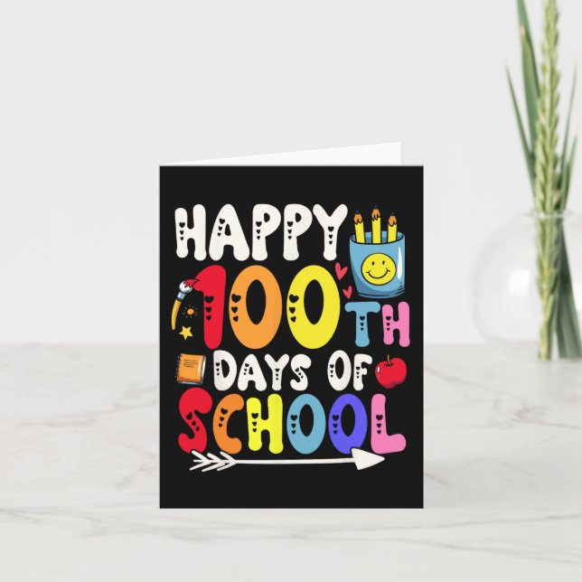 Carte 100 Jours D'Enseignant Et D'Étudiant 1 (Devant)