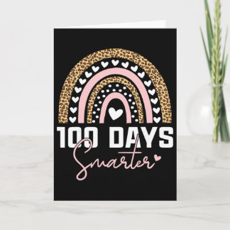 Carte 100 jours plus intelligent Joyeux 100ème jour d'éc