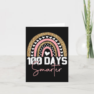 Carte 100 Jours Smarter Joyeux 100E Jour De L'École Arc-